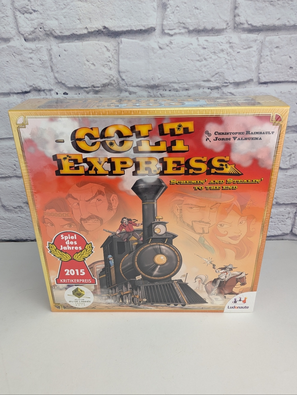 NEW SEALED Colt Express Ludonaute 3D Train Game Made In Germany